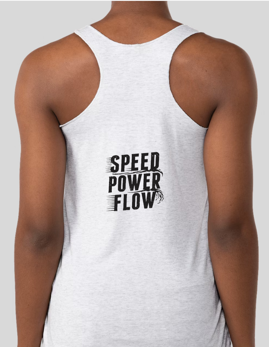 SurfMAD! Sun Racerback Tank - Women's (Speed Power Flow)