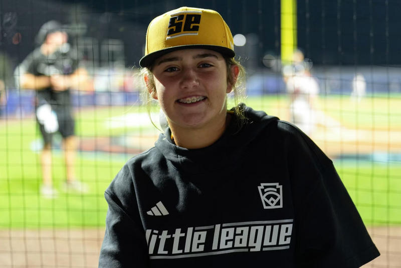 Kinley Rasmus of Phenix City pitched Williamsport in a bow