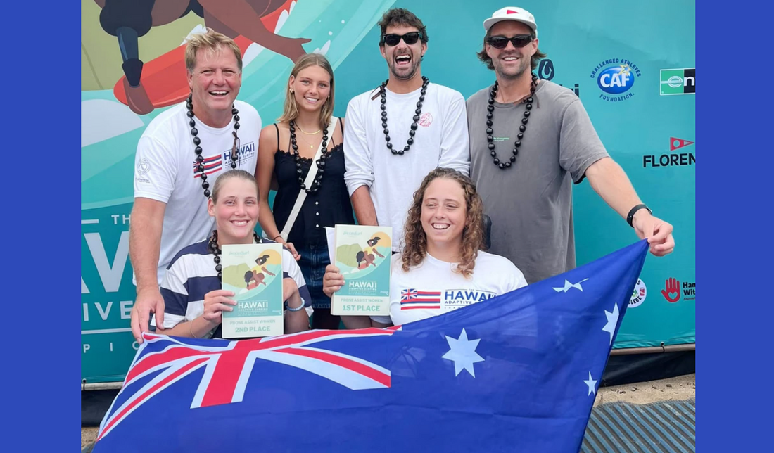 Annie Goldsmith of Adelaide wins a world para surfing title