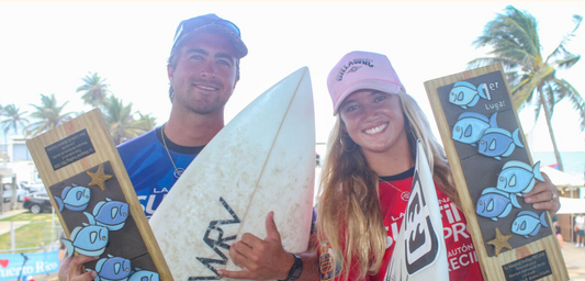 Reid Van Wagoner and Blayr Barton win the La Marginal Surfing Pro
