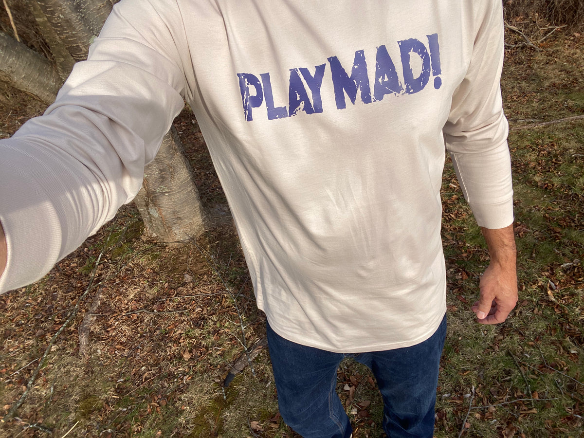PlayMAD! Stepped Logo Vintage Long-T