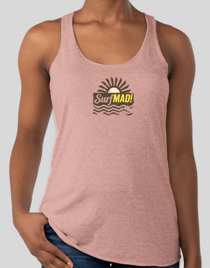SurfMAD! Sun Racerback Tank - Women's (BeUNSTOPPABLE)